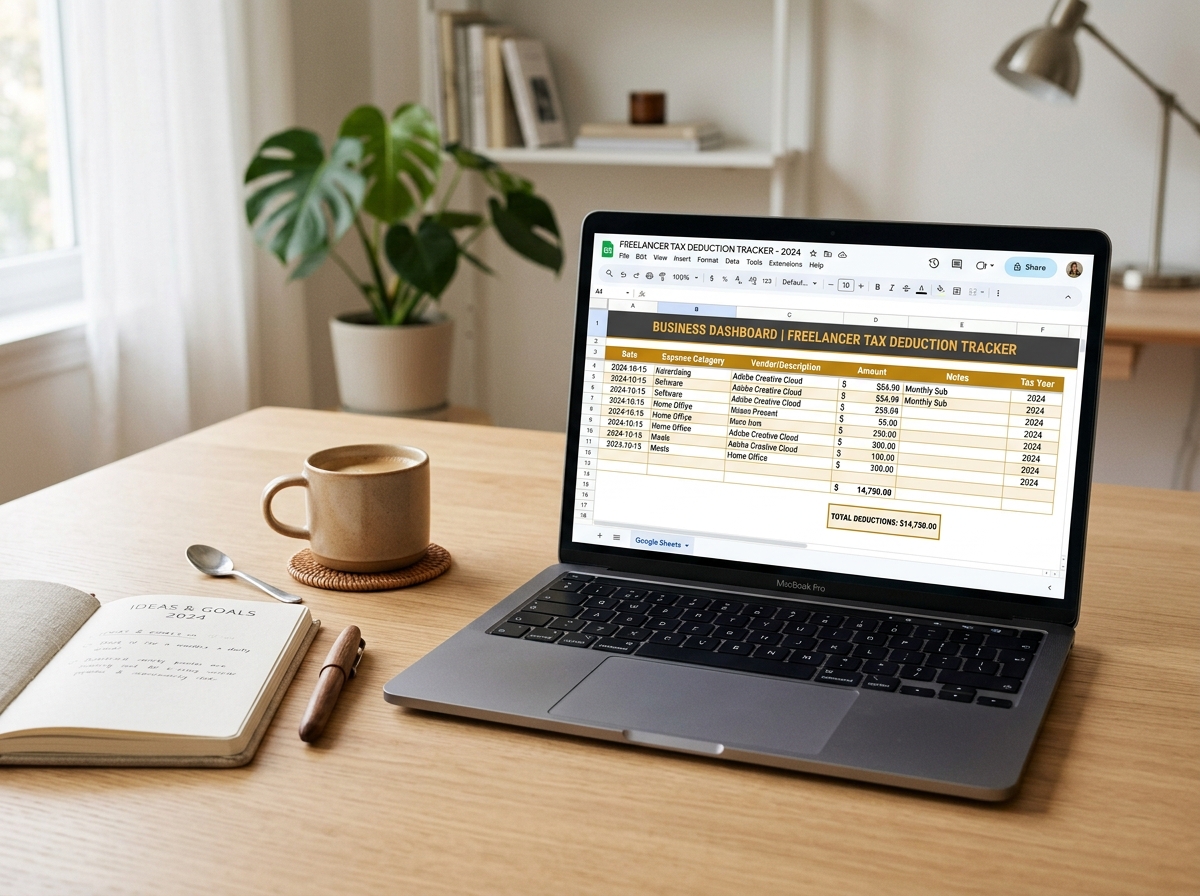 Freelancer Tax Tracker Google Sheets Template