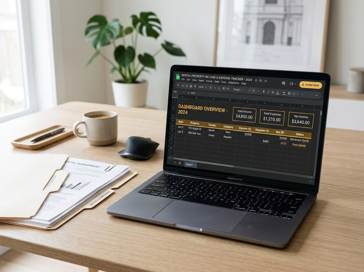 Rental Property Manager Google Sheets Template